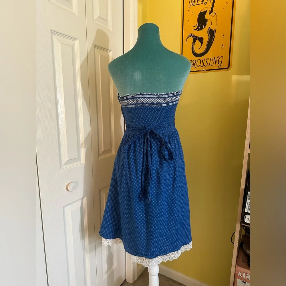 Vintage y2k polka dot pinup rockabilly dress retro style - Picture 2 of 8
